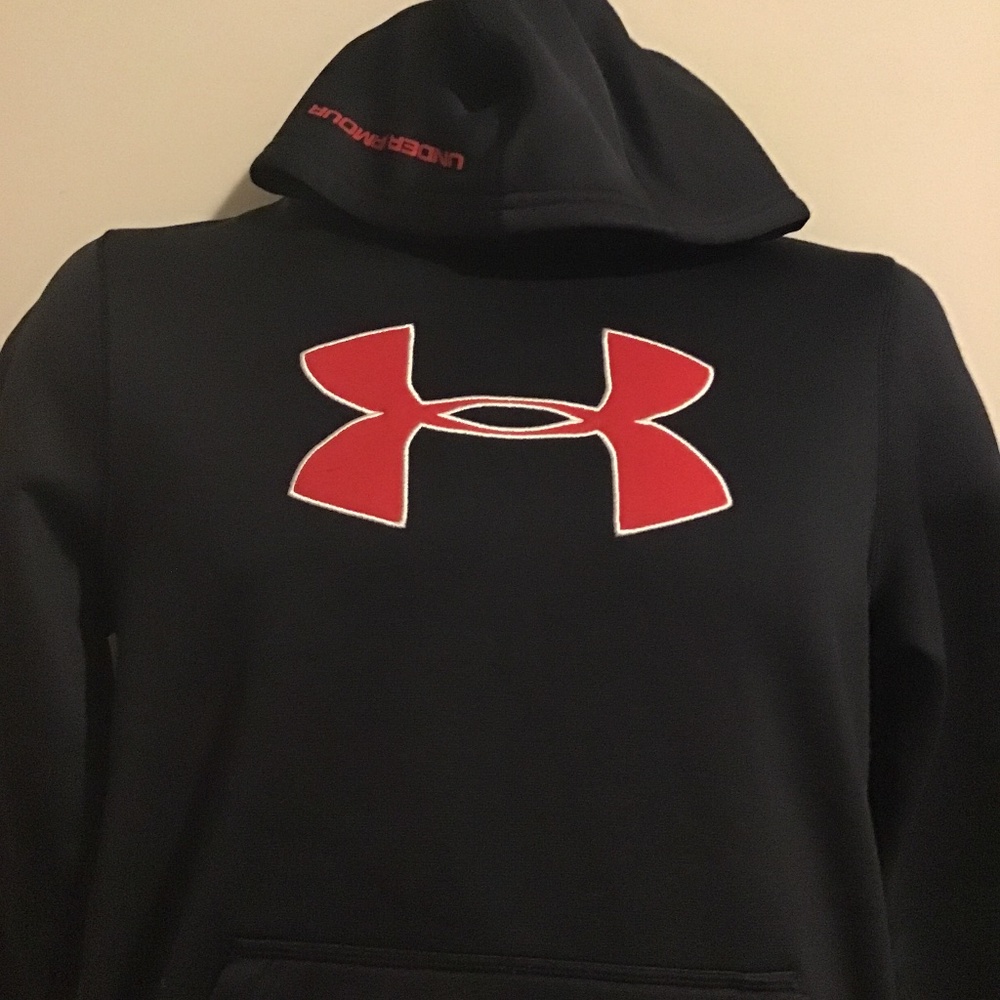 🔥🔥#17, YOUTH, UNDER AROMUR HOODIE, SIZE LARGE, UNISEX, GREAT 🎁, NWOT - Picture 1 of 1
